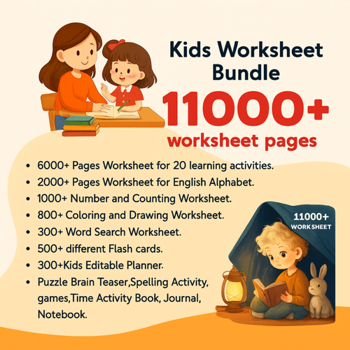 Ultimate 11,000+ Page Activity Bundle that Turns Learning into a Joyful Adventure